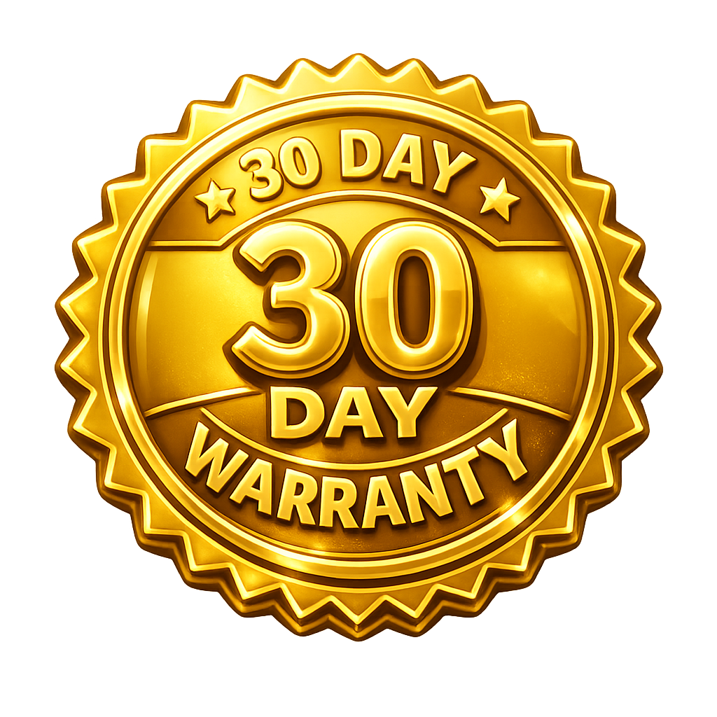 30-Day Warranty